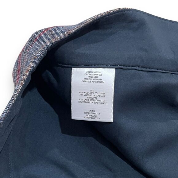 NWT Veronica Beard Lebone Flare Leg Pant Trouser in Plaid Size 4 Wool Blend $478 - Picture 9 of 14